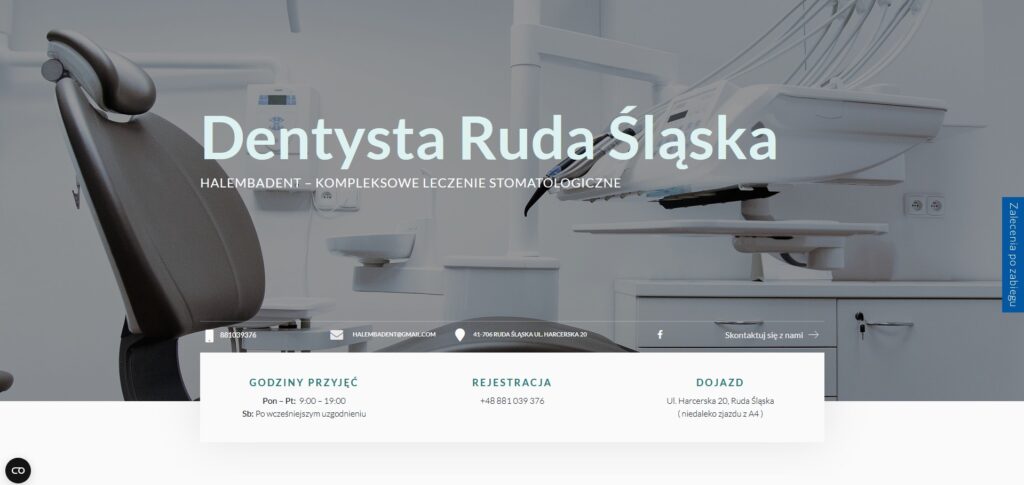 strona internetowa dla lekarza