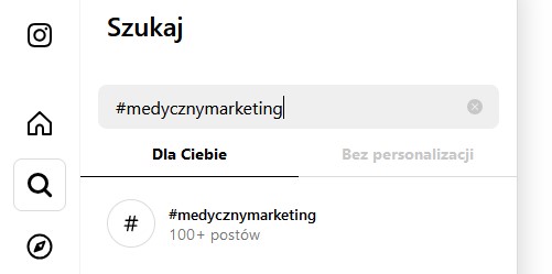 hasztag na Instagramie