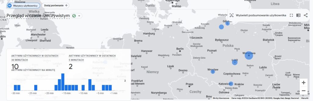 przegląd w czasie rzeczywistym
