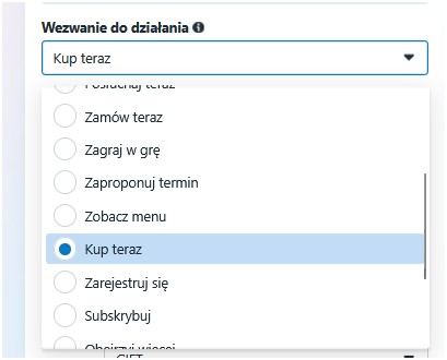 spersonalizowane CTA w Facebook Ads