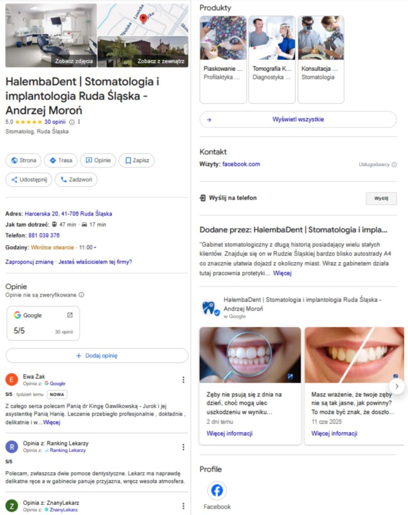 seo dla dentystów